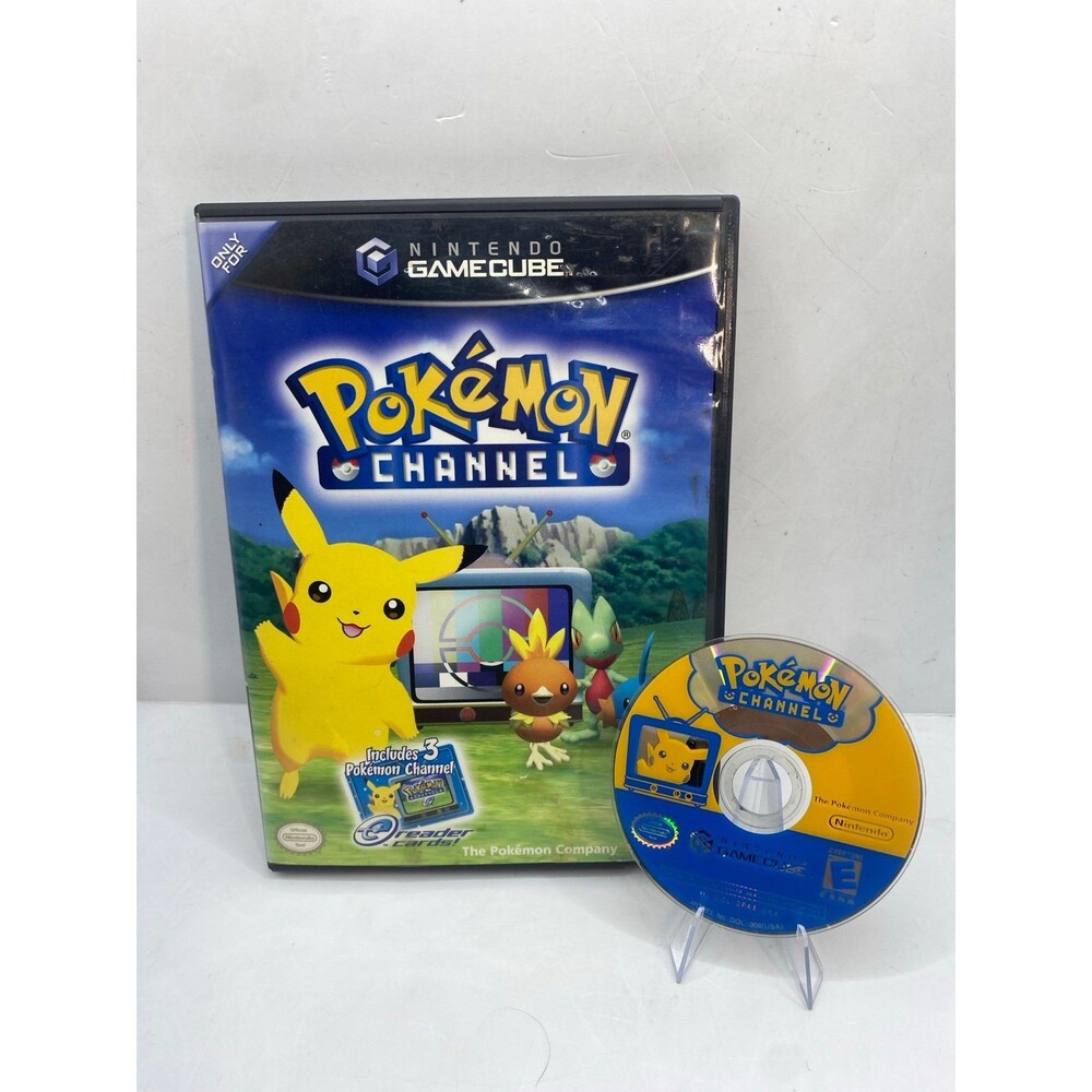 Pokemon Channel (Nintendo GameCube, 2003) No Manual! Tested & Working! Clean
